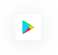 Logo of a multimedia platform with a play button inside a colorful triangle, set against a dark, textured background.