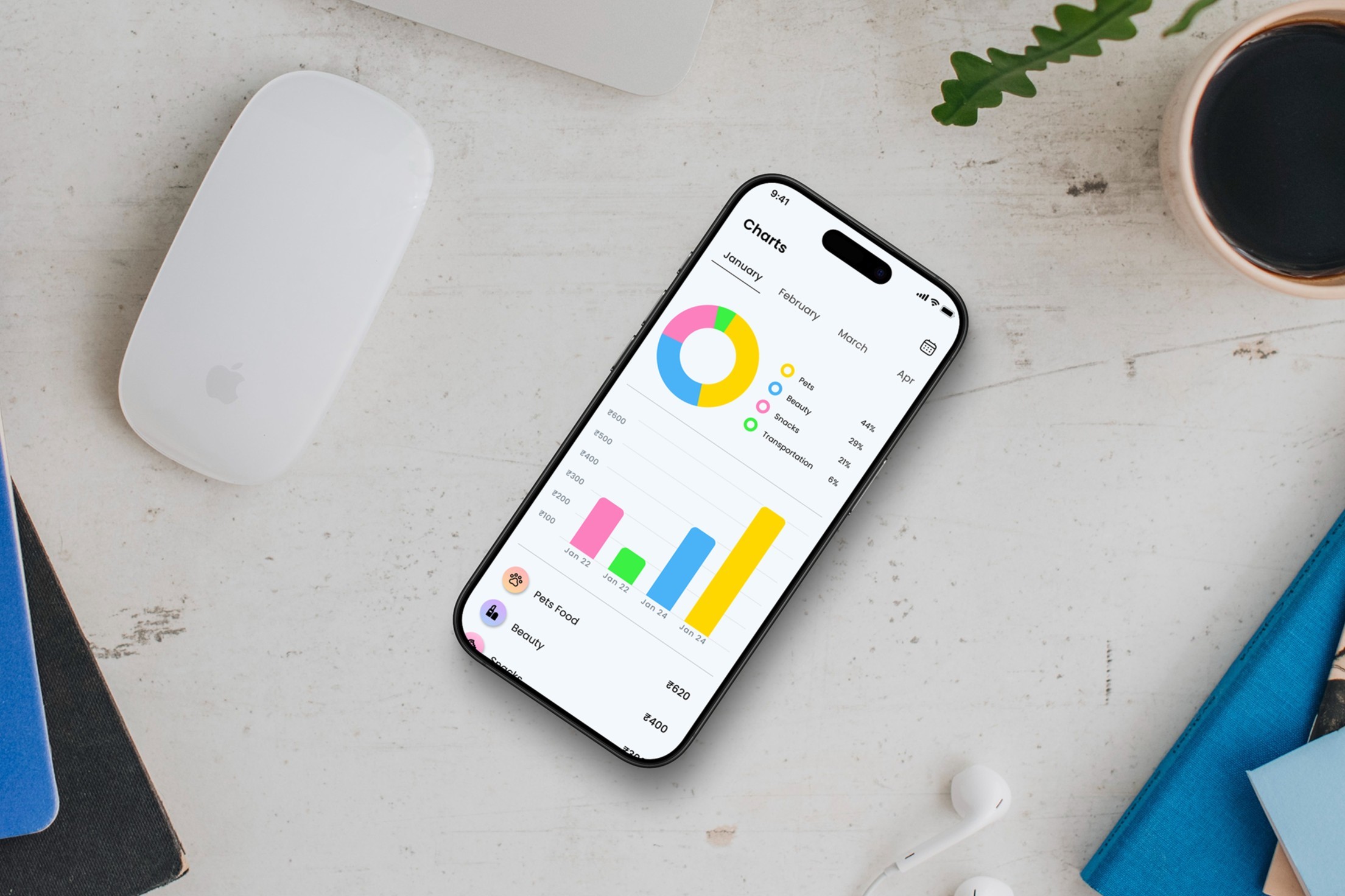 a cellphone leaning against a wall