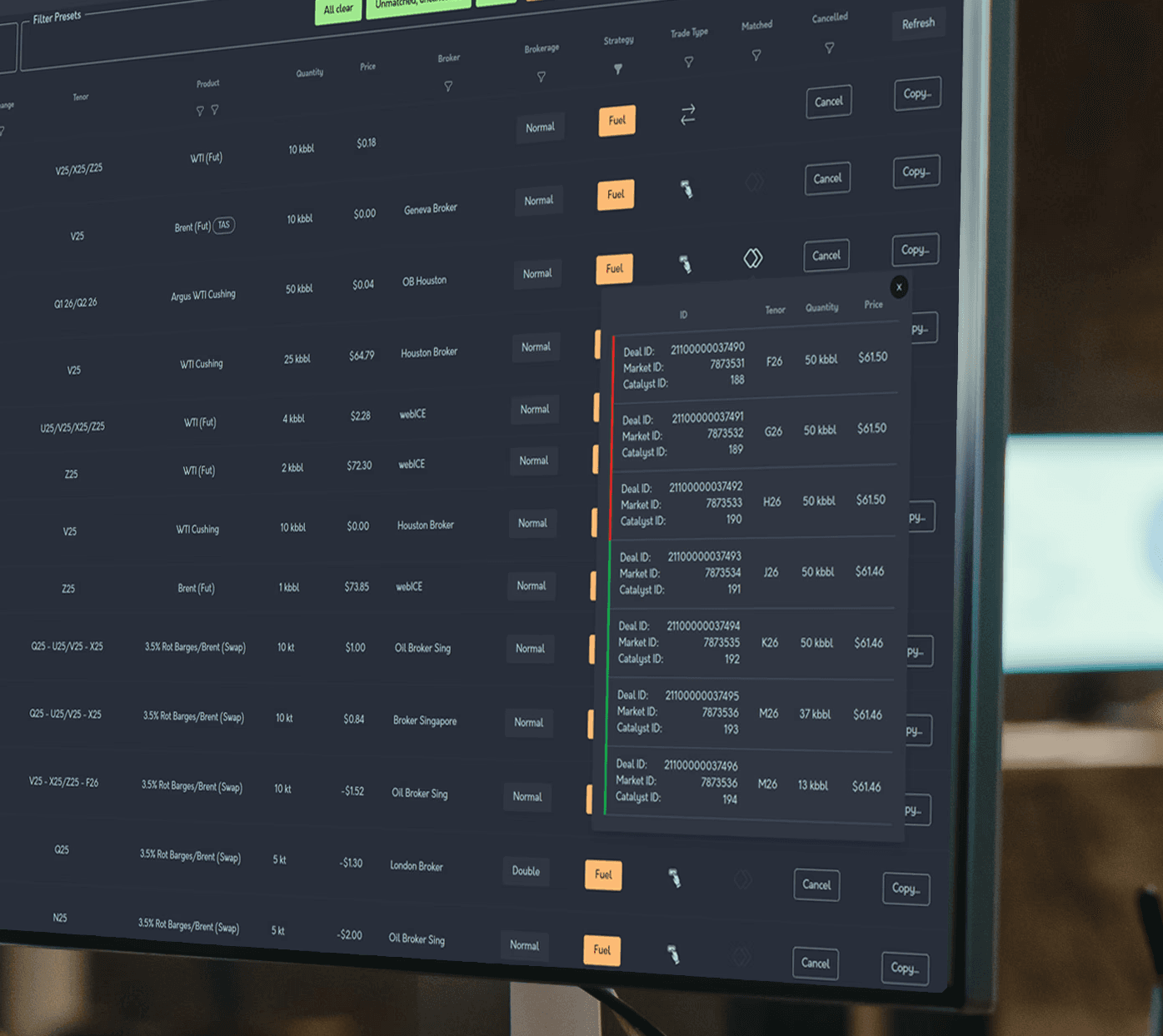 Catalyst risk software