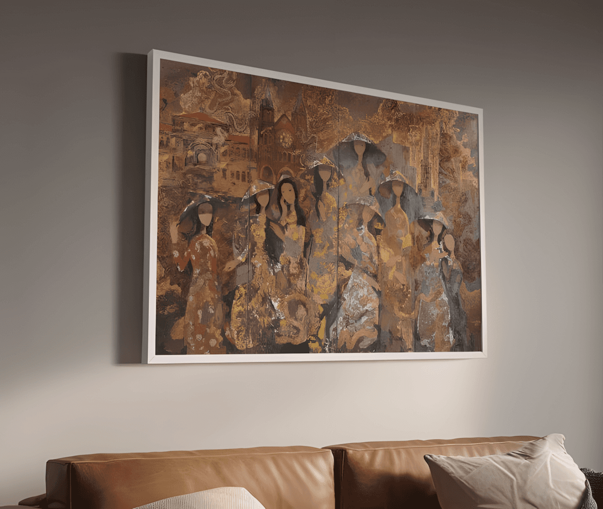 premium art poster and canvas prints, with originals available, from QART , of the artwork " Youth and Nostalgia "