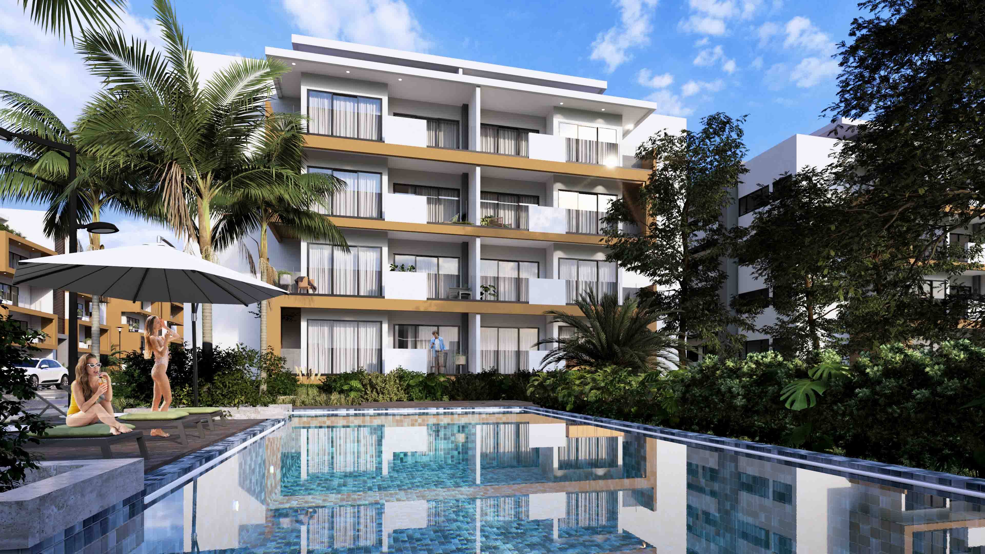 Render proyecto Prado Suites Puerto Plata