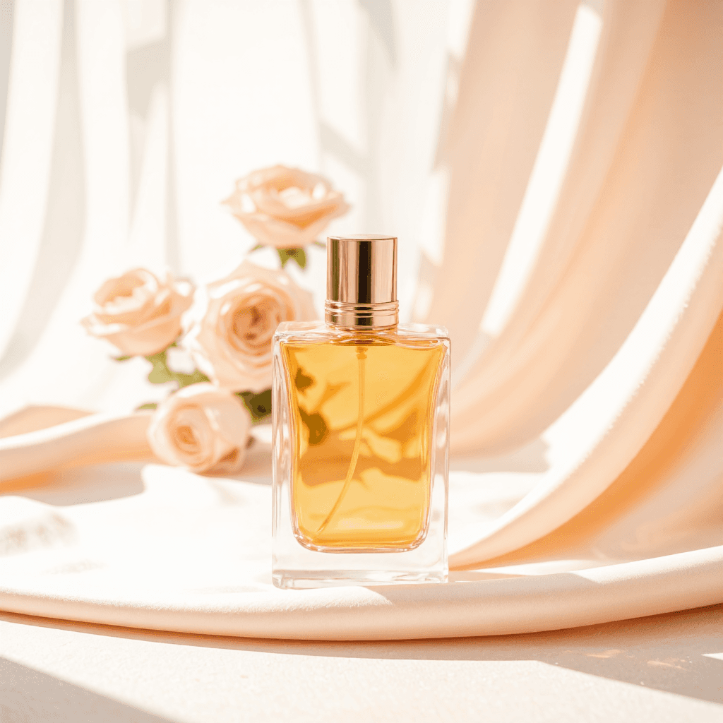 product photography of perfume