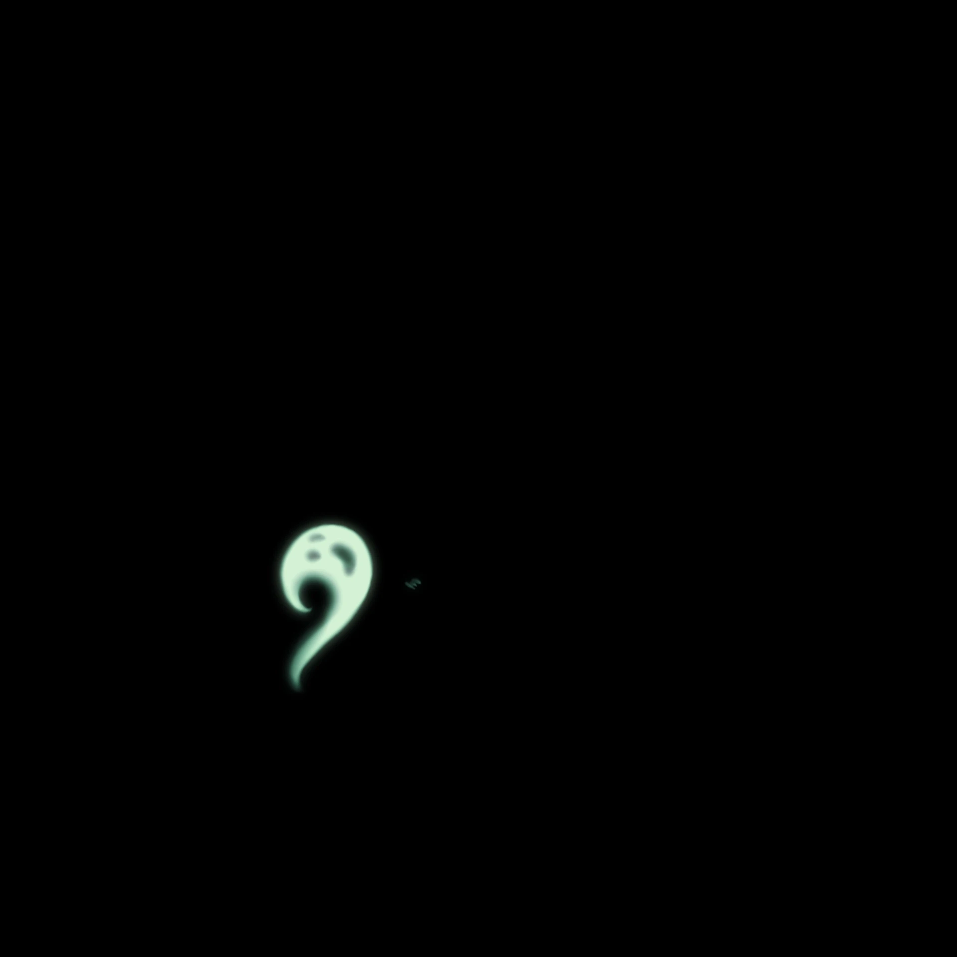 12. Frame of a hand-drawn ghost animation
