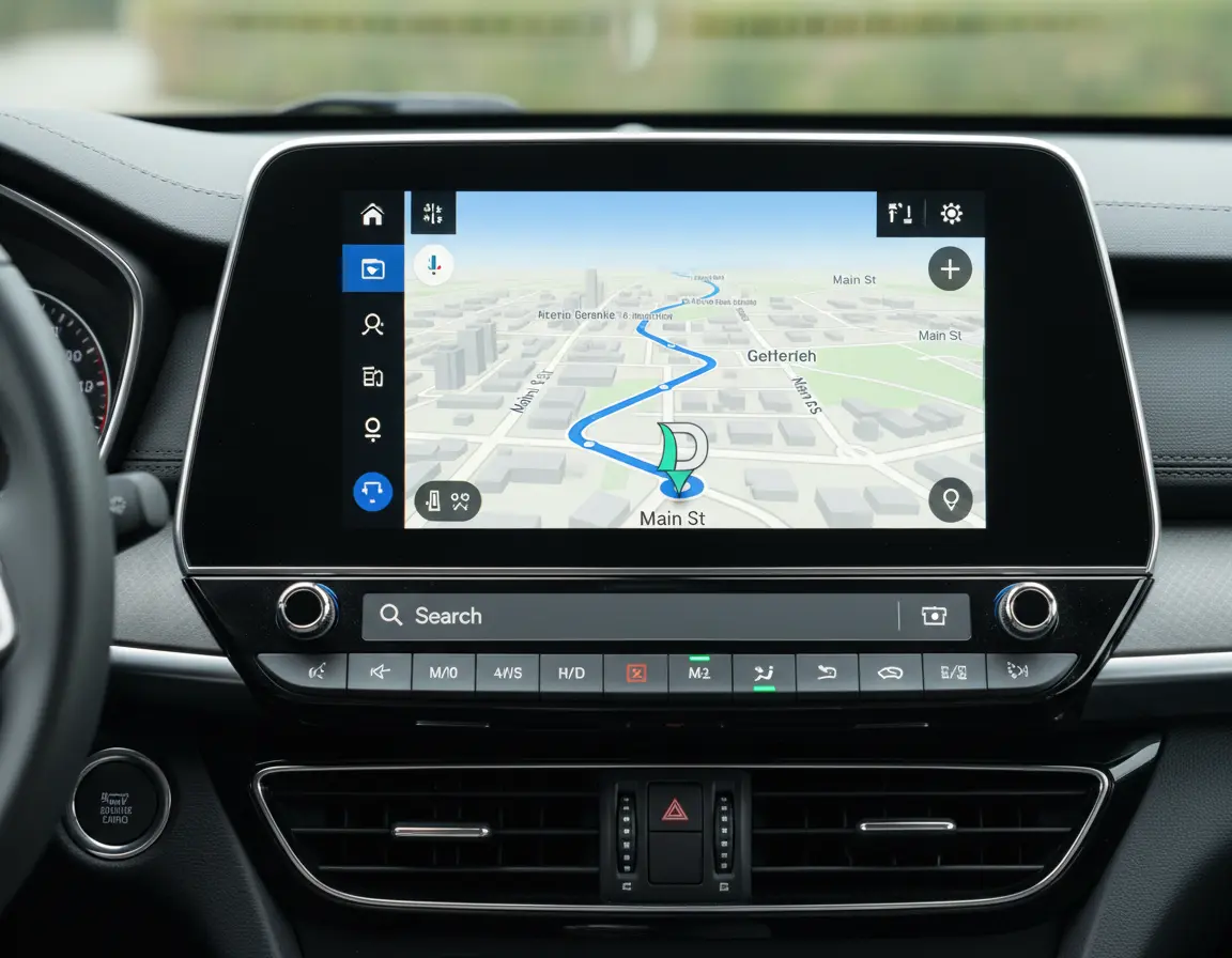 High-rise office building with sustainable design features