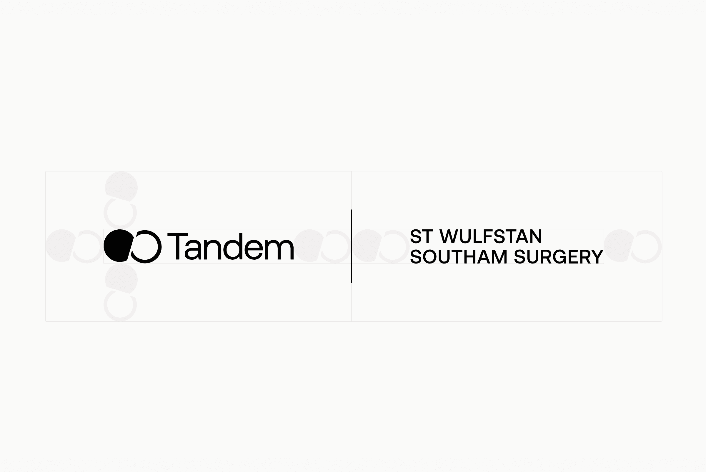 Tandem listening campaign poster with large microphone