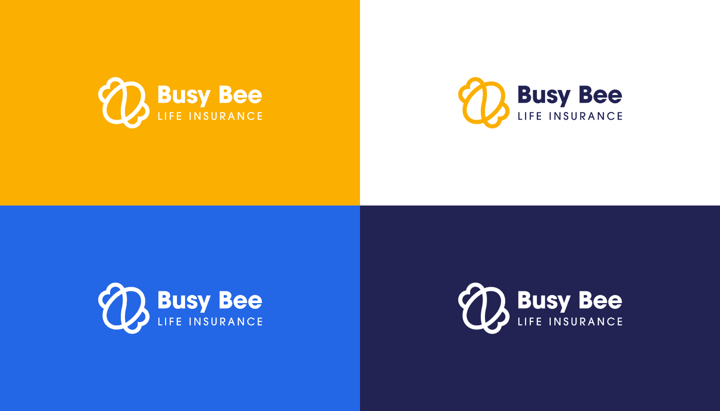 Busy Bee Logotype colours