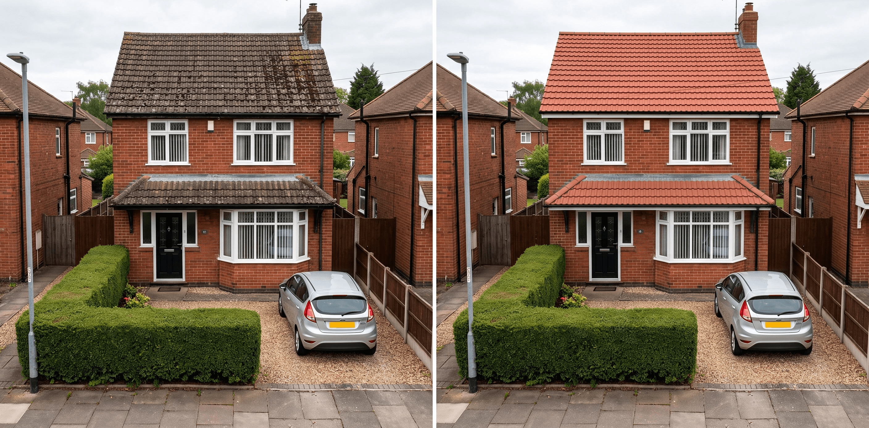 Completed roof repair in Swale, Kent