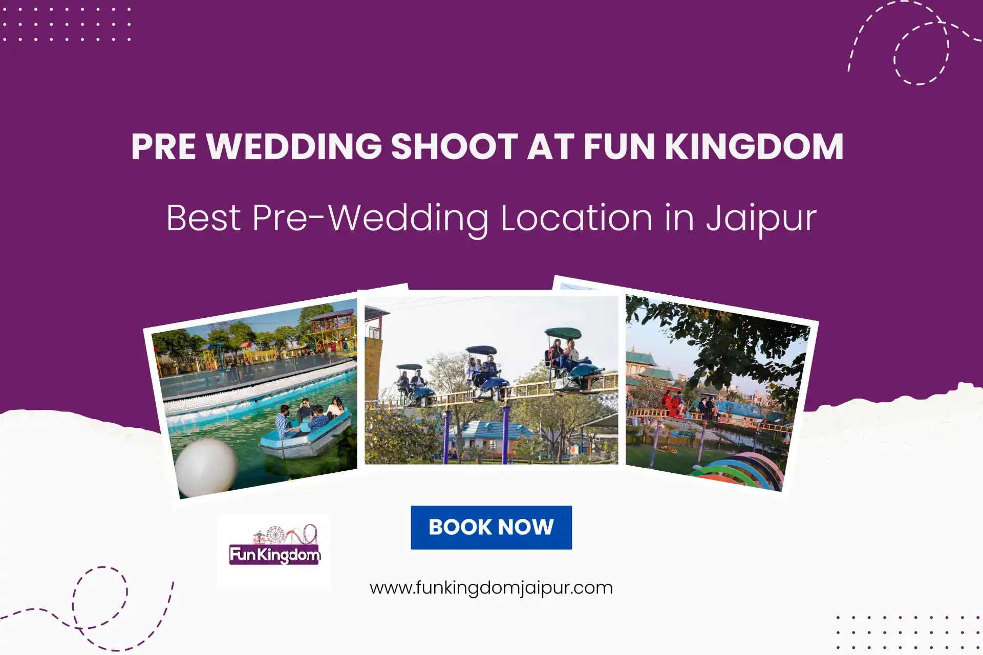 Best Pre-Wedding Location in Jaipur- Fun Kingdom