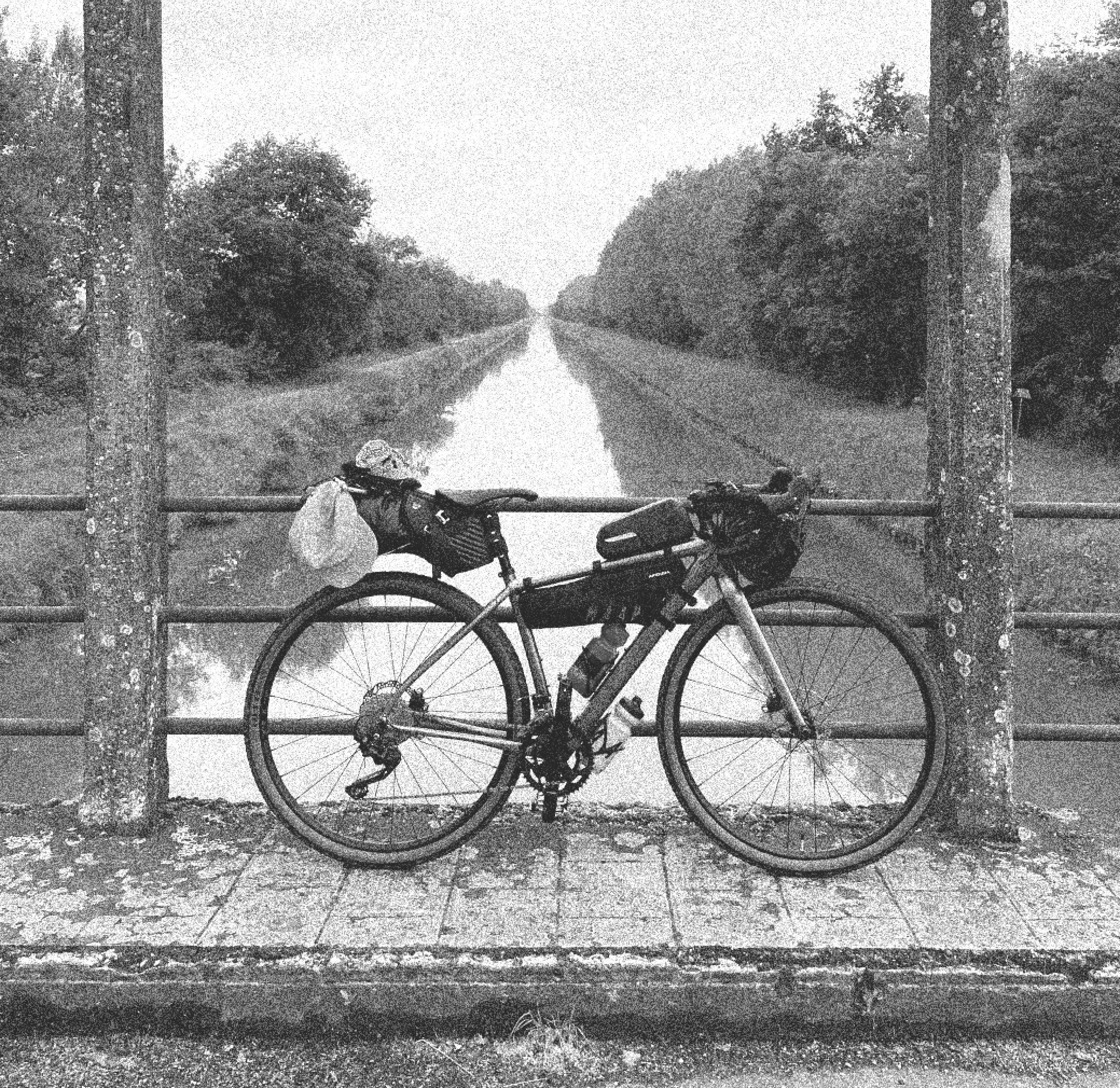 My gravel bike ready for an adventure