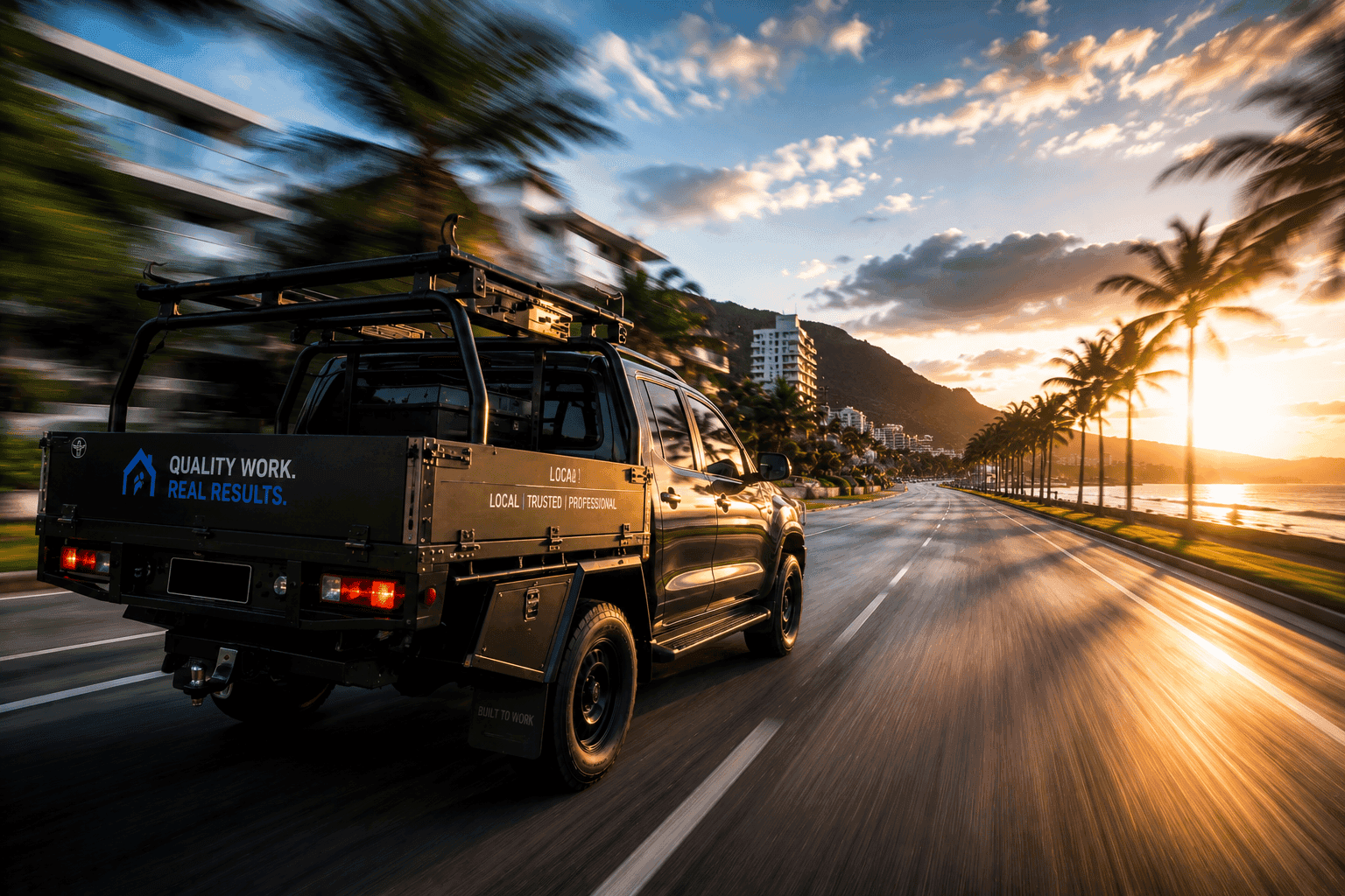 Local service business adapting fast with modern systems, customer experience and business growth in tropical Cairns