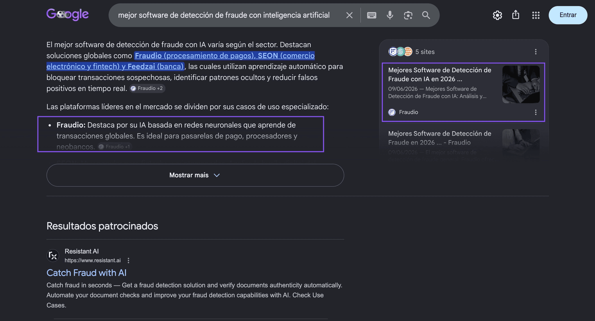 Fraudio case study results