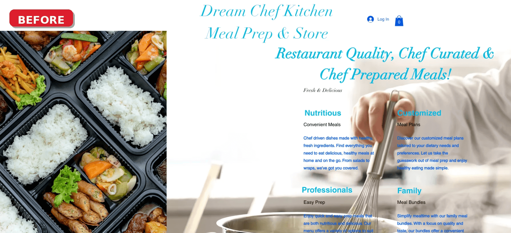 screen shot of a do it yourself website