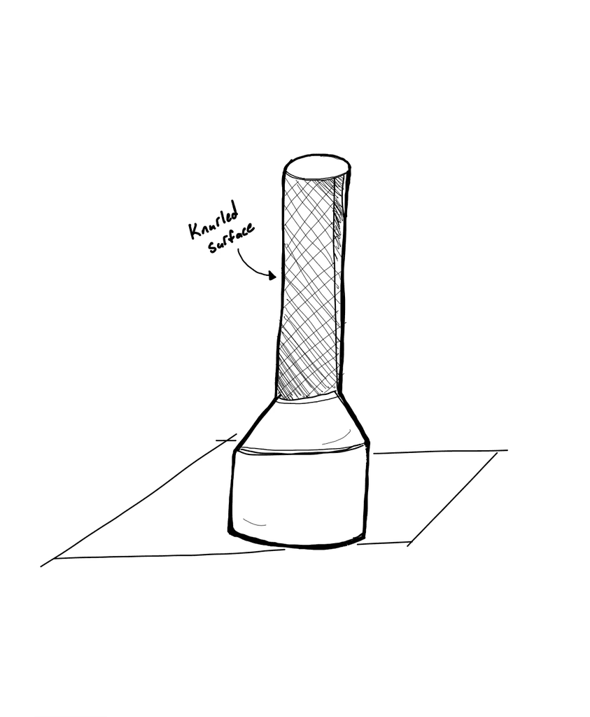 A sketch of a conceptual product idea with abstract linework. The design resembles an early stage of development, emphasizing creativity and brainstorming in the product development process.