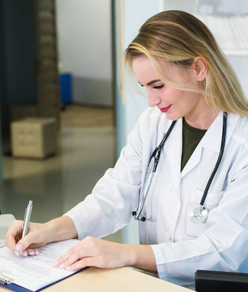 a business man standing