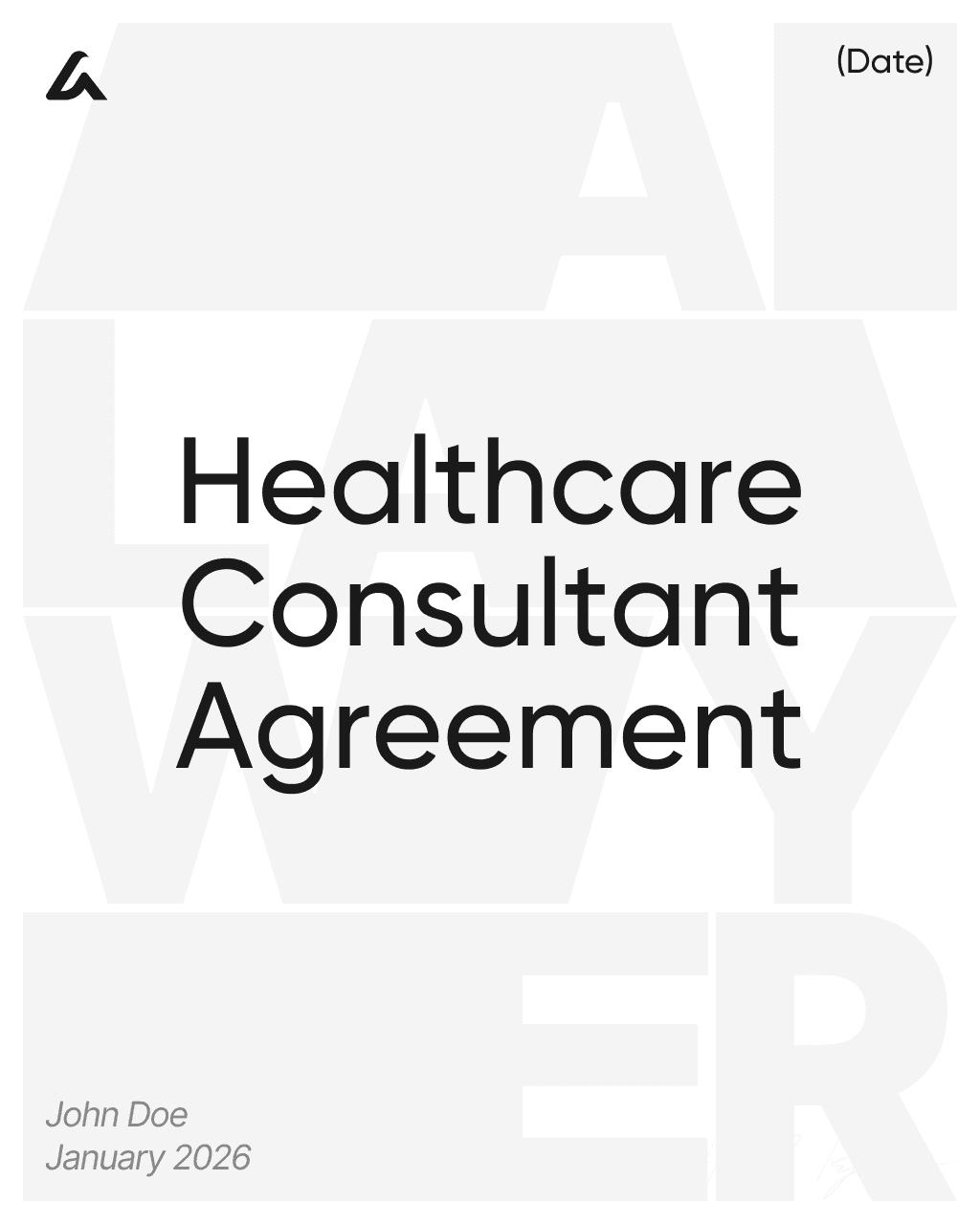 Healthcare Consultant Agreement