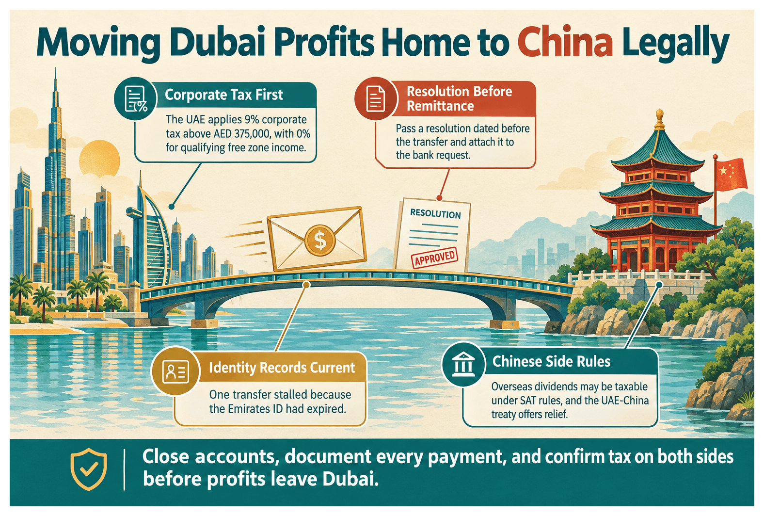 Infographic: Repatriating Profits From a Dubai Company to China
