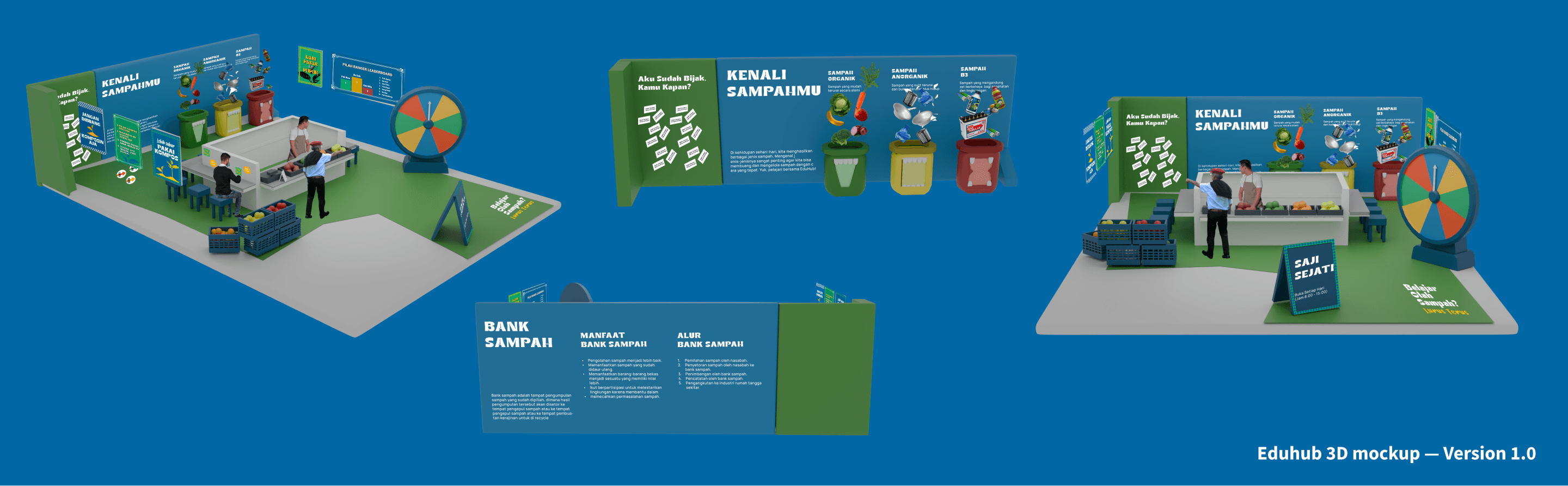 Eduhub 3D mockup — Version 1.0
