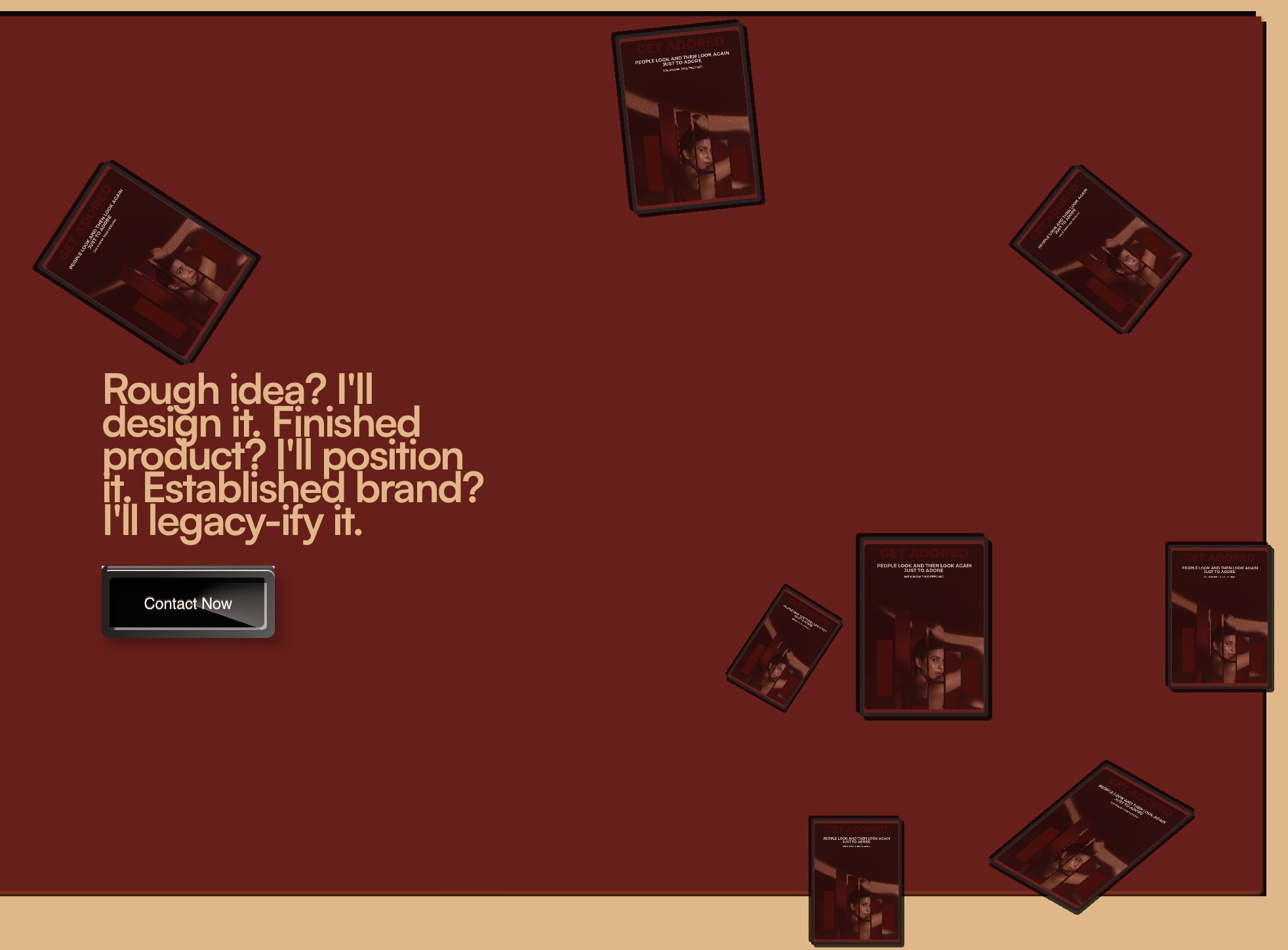 Flying cards animation inspired by the Gambit