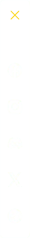 Social media menu open, default state
