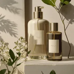 Elegant Skincare Bottles