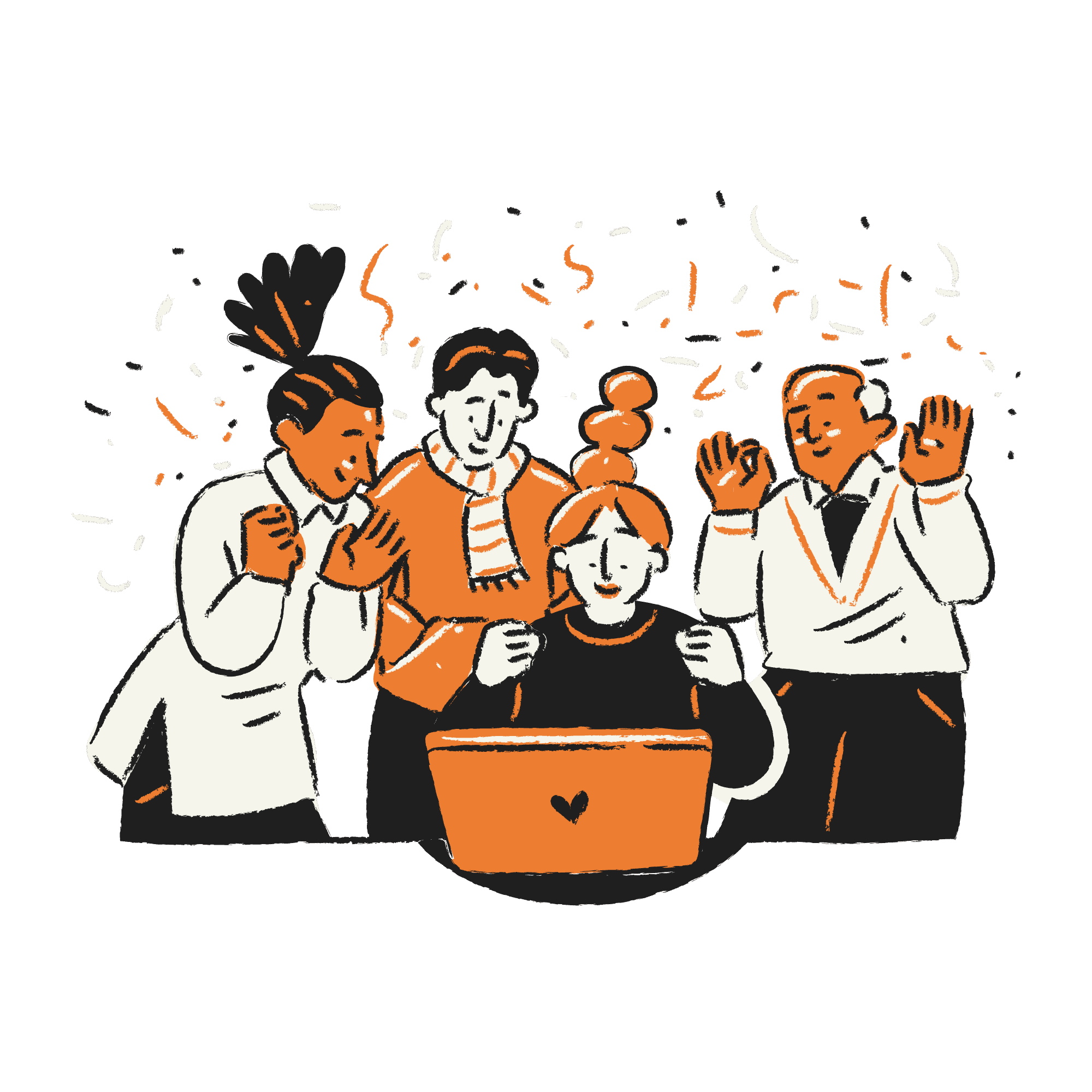 people in an office