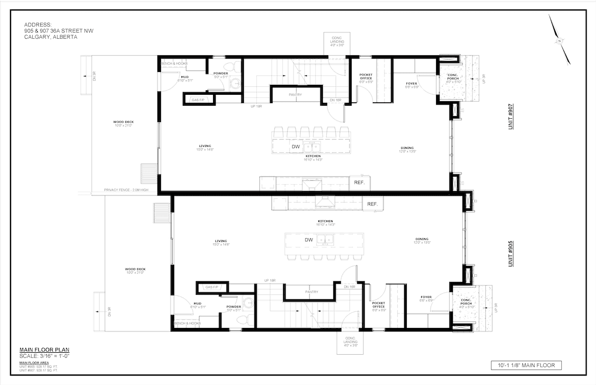 Floorplan - West Hillhurst Home