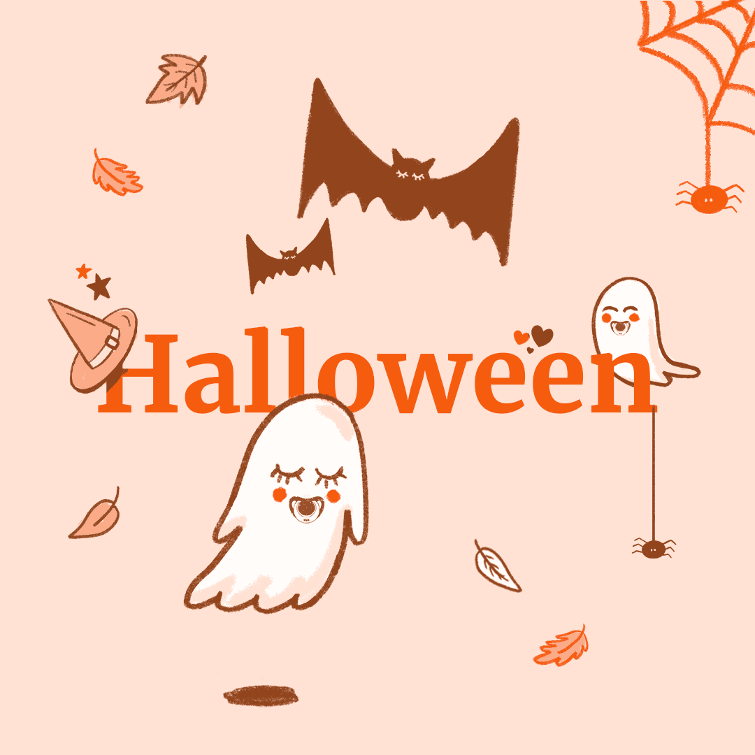 NUK Project - Social Media Halloween illustration