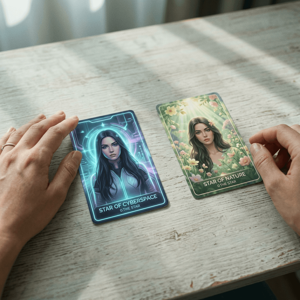 Abstract grainy image of a blurred city skyline seen through fog or frosted glass. A tall pointed building rises in the center against soft gradients of blue, lavender, pink, and warm orange. The heavy film grain and diffused light give it a dreamlike, atmospheric quality.