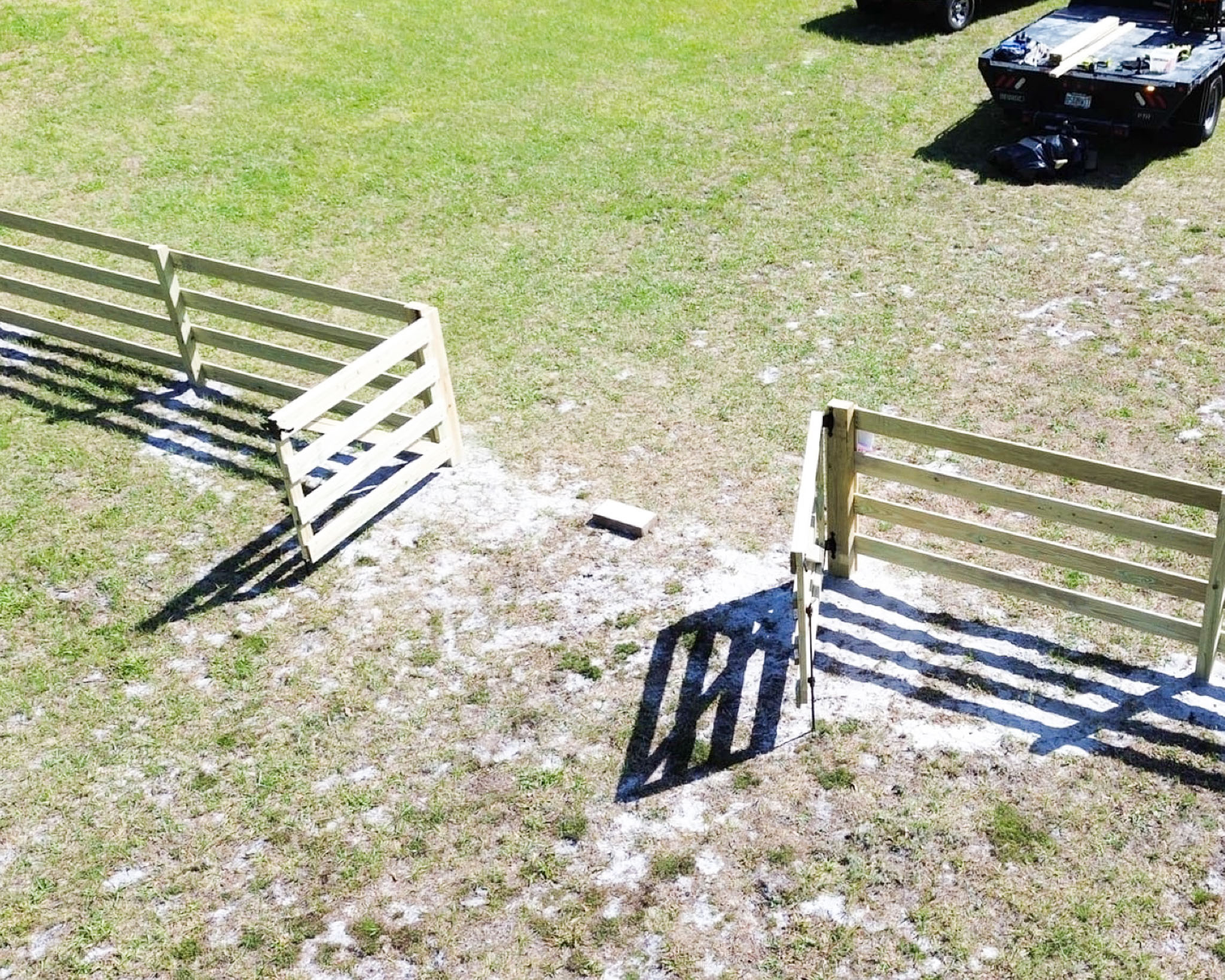 two brown wooden chairs