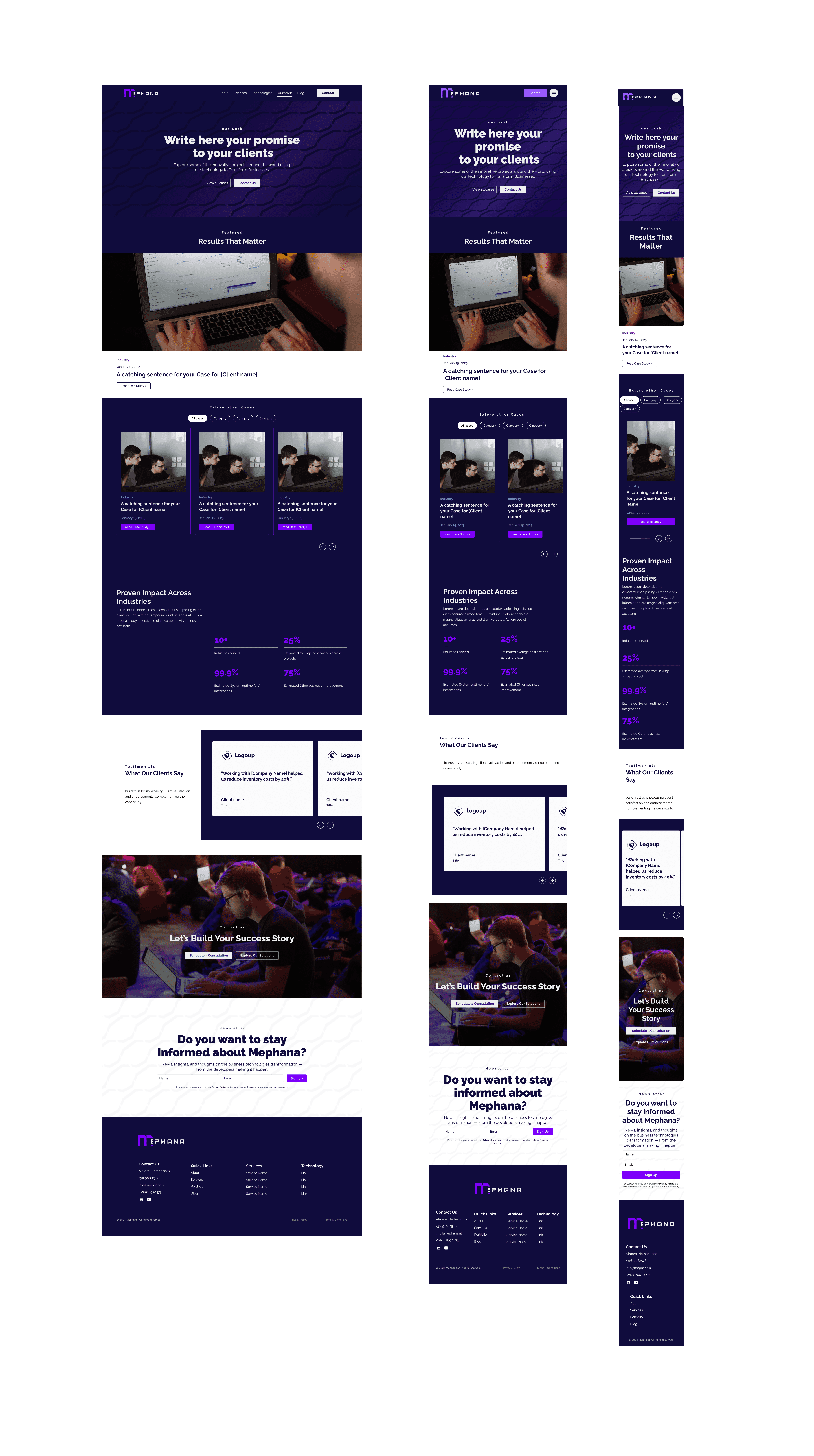  Mephana's web redesign by Dahsign