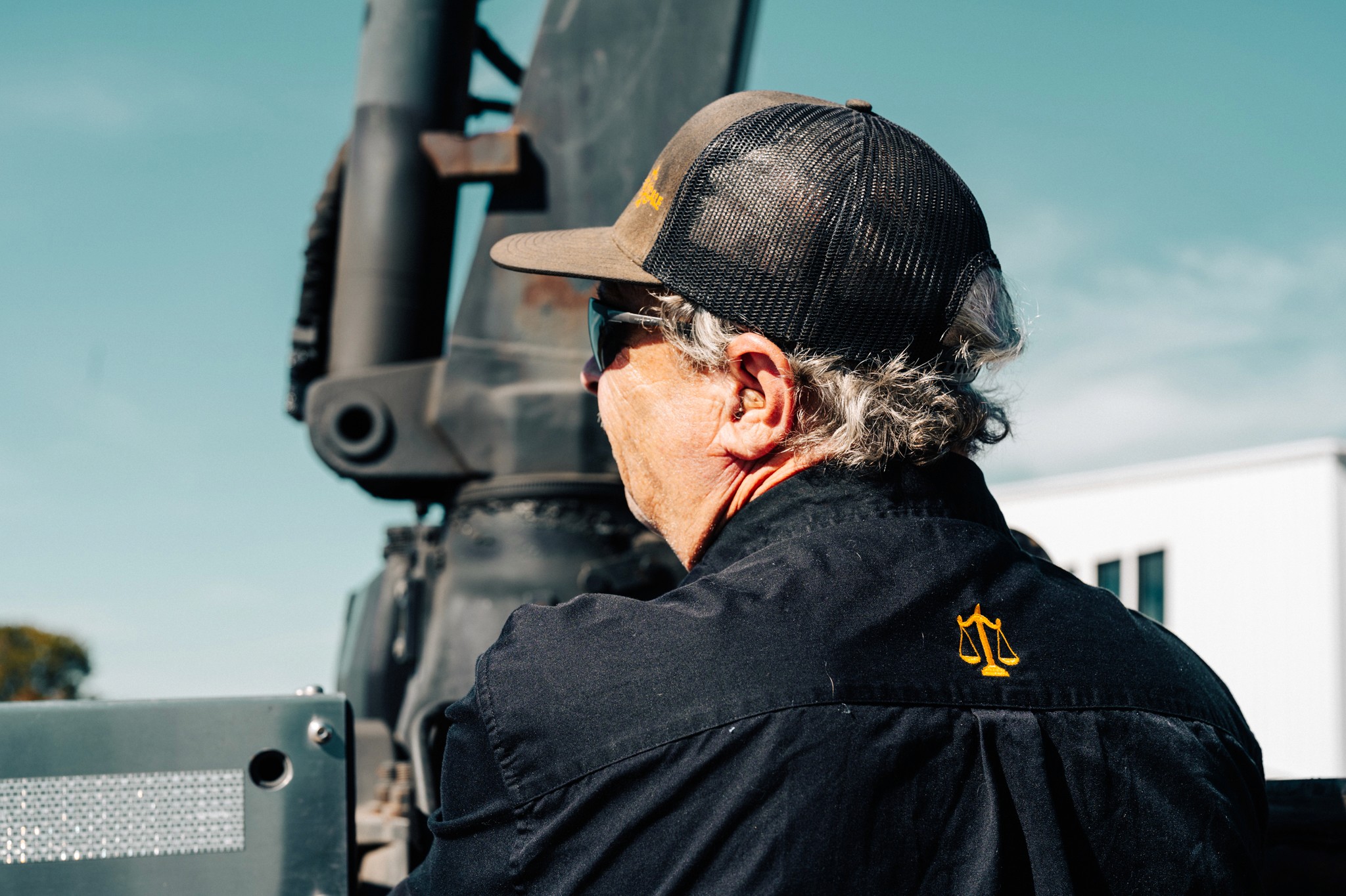 Truck on the road with stunning landscape
