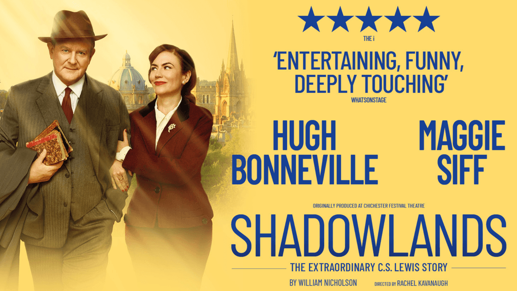 Oplev C.S. Lewis-fortællingen Shadowlands med Hugh Bonneville og Maggie Siff på Aldwych Theatre i London