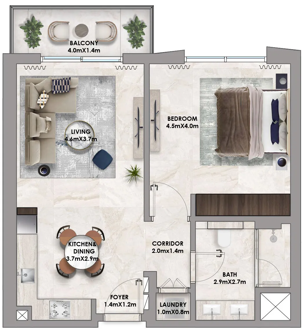 Address Residences at Dubai Hills Estate 1 Bedroom