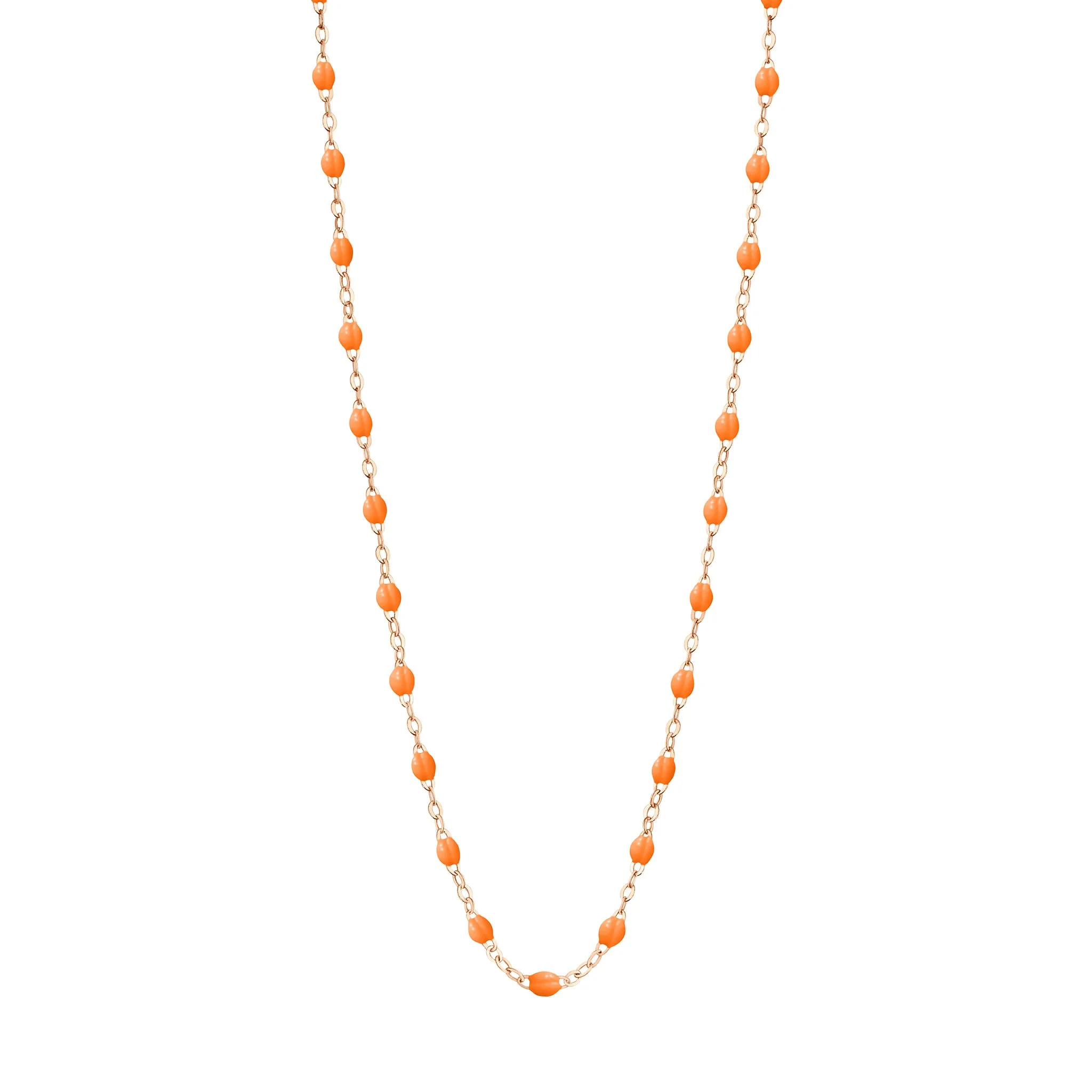 Collier mandarine Classique Gigi, or rose