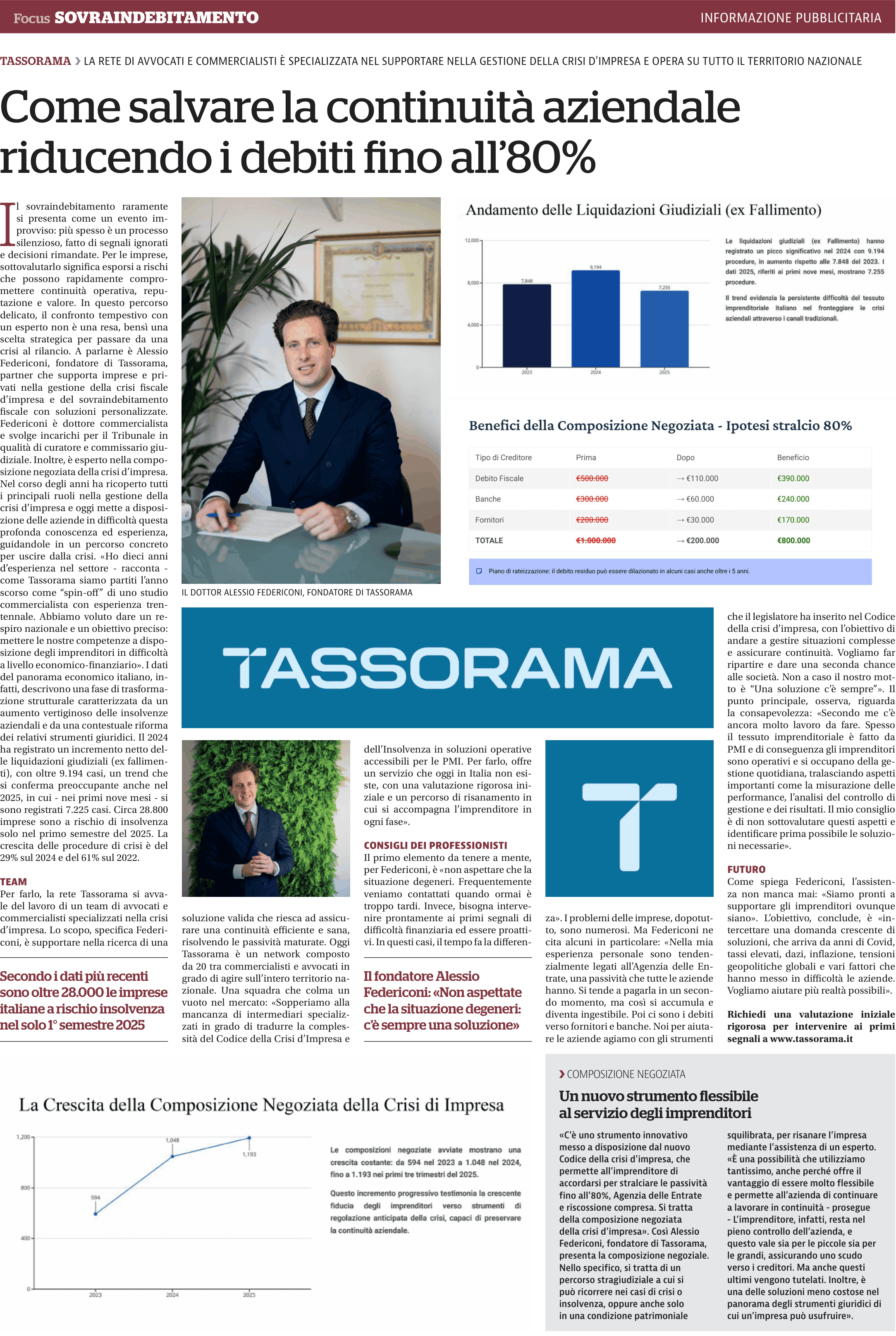 Articolo Tassorama su La Repubblica