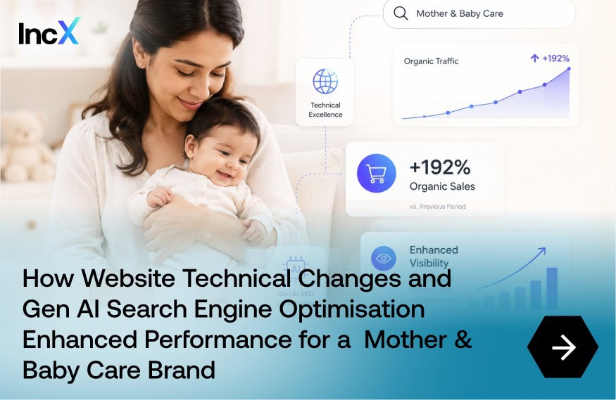 How Website Technical Changes and Gen AI Search Engine Optimisation Enhanced Performance for a  Mother & Baby Care Brand