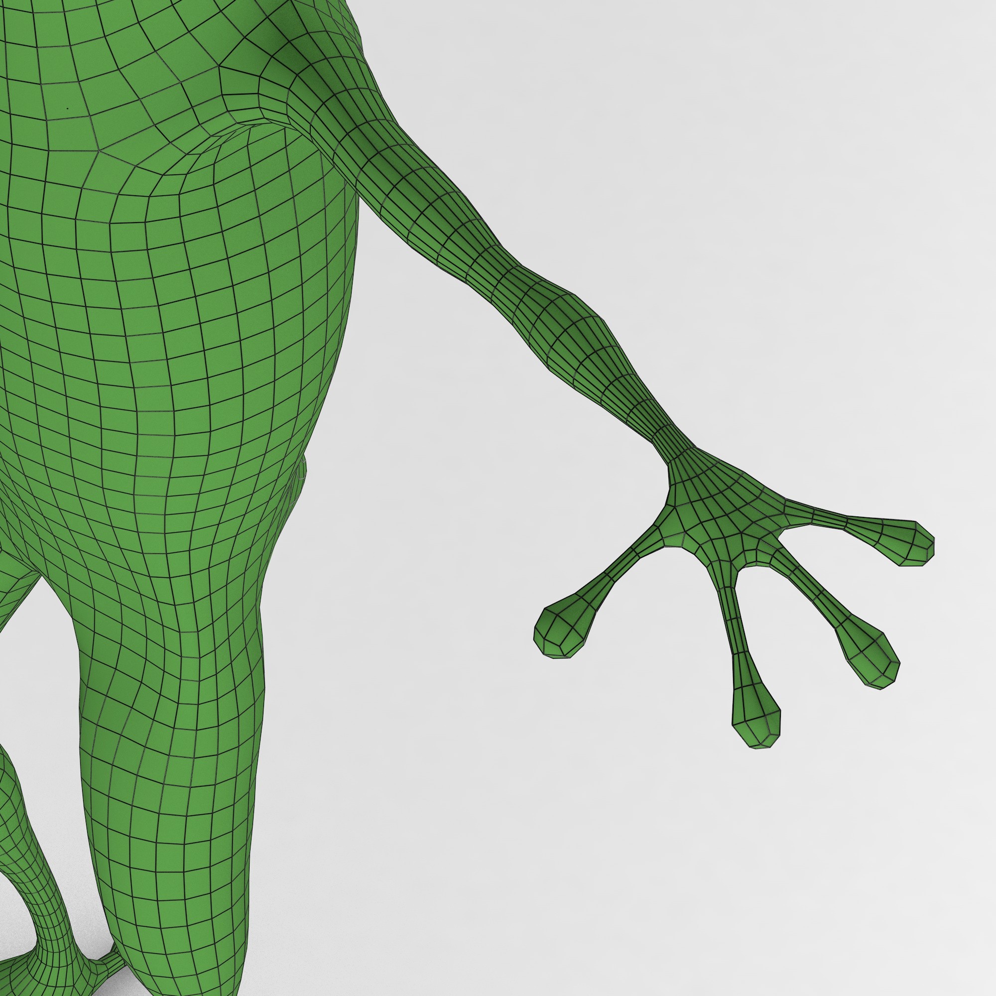 Frog character topology