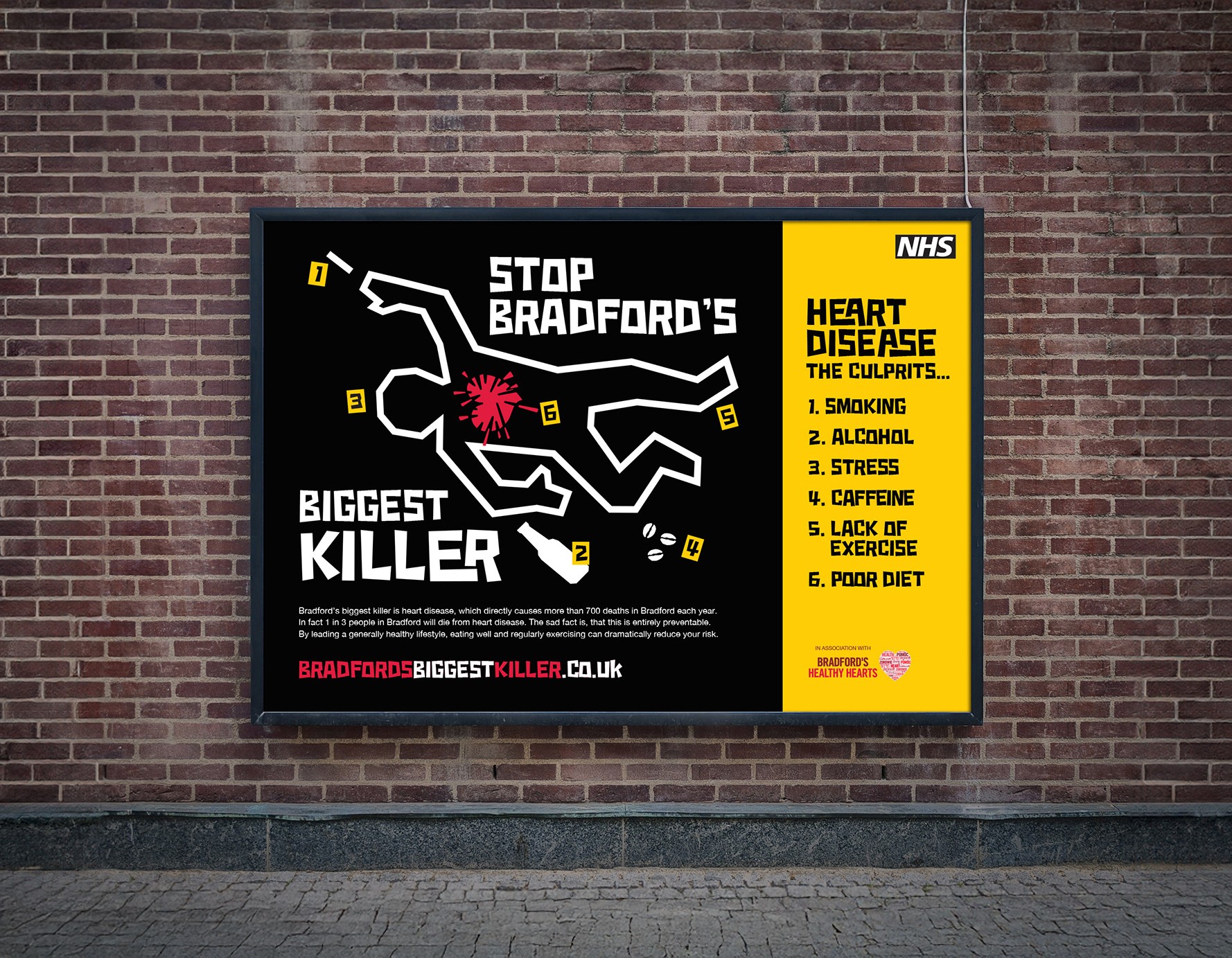 Stop Bradford's Biggest Killer Campaign Billboard
