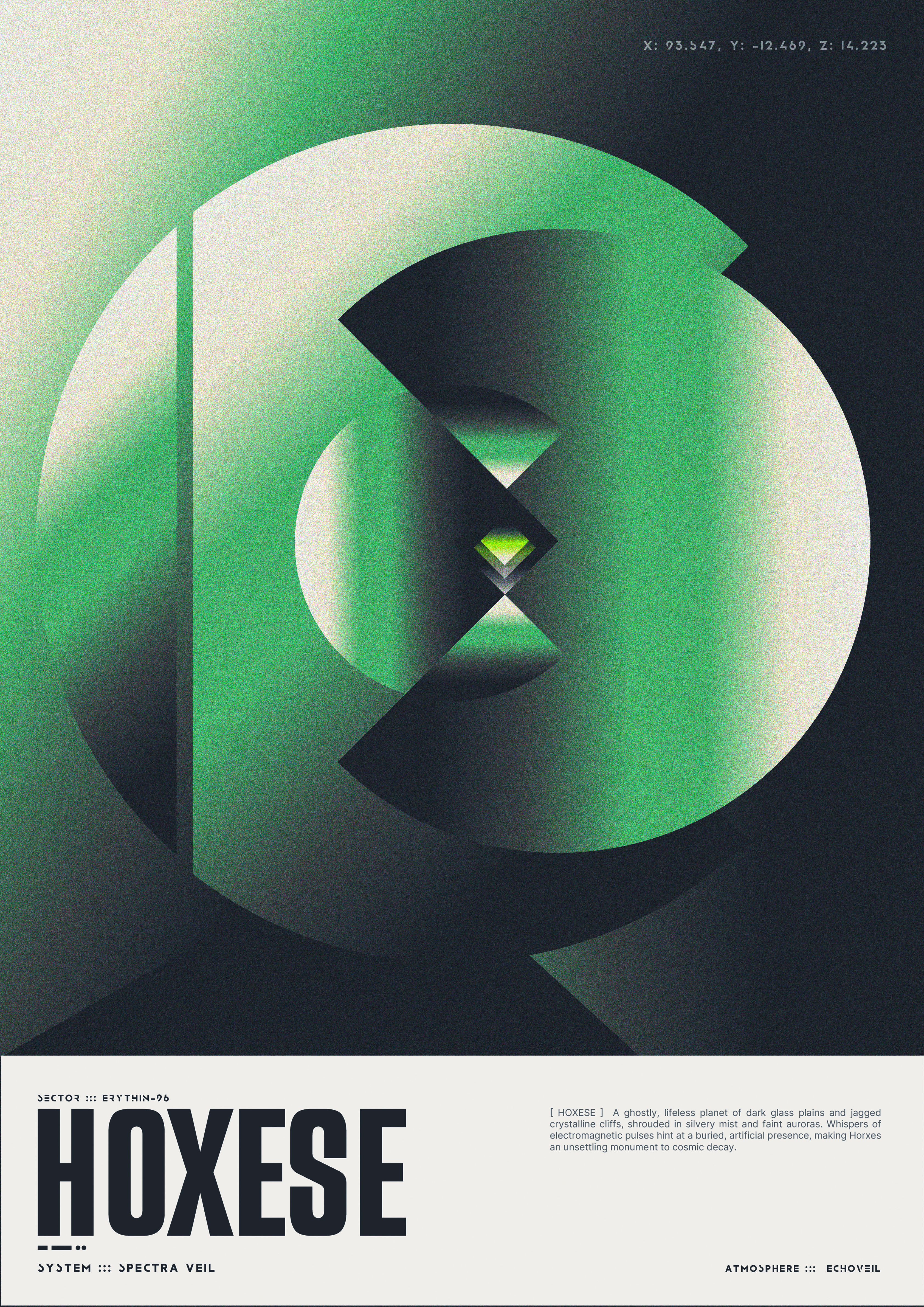 Black and white wave