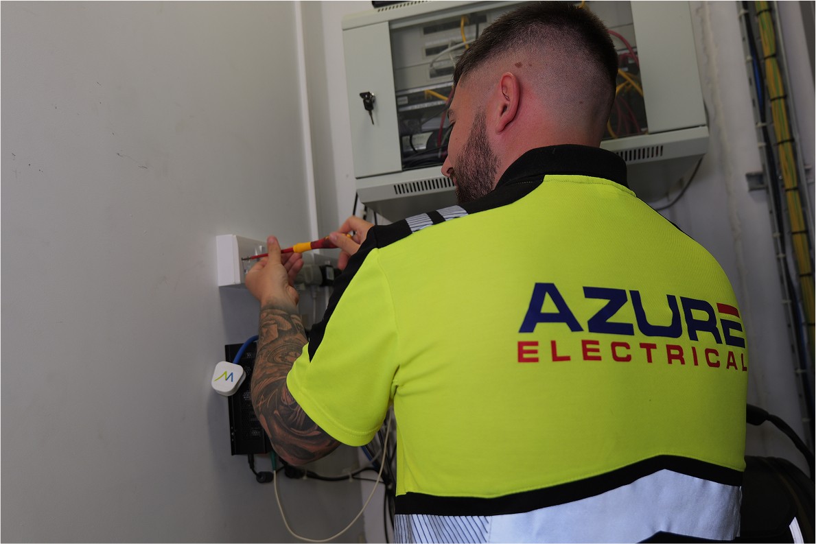 Bradley Harris doing and Electrical Maintenance and Repair for a Business