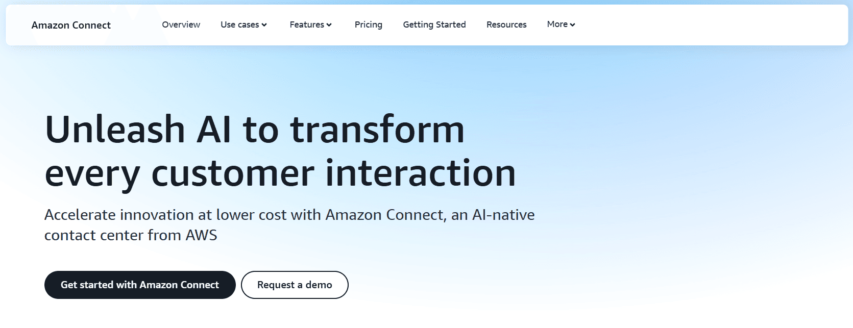 Amazon Connect - Justcall Alternatives