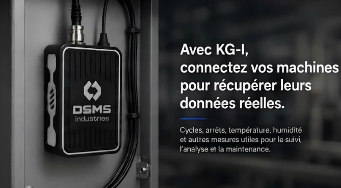Boîtier IoT industriel KG-I pour le suivi de production machine et la remontée de données terrain
