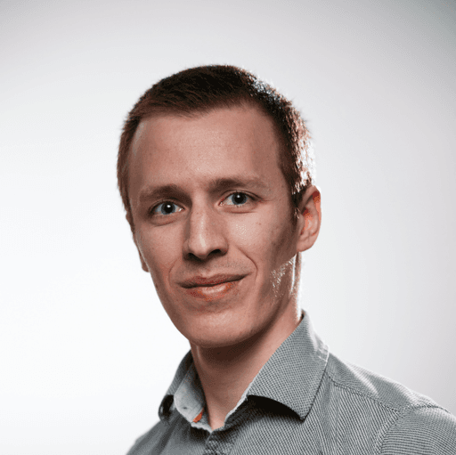 man in gray button up shirt