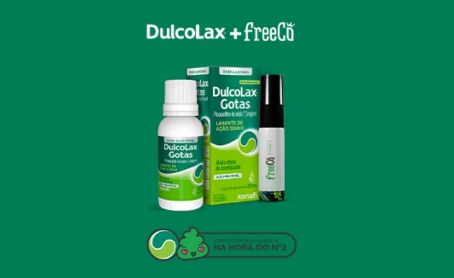 Dulcolax e FreeCô se unem em parceria e levam pack promocional às farmácias