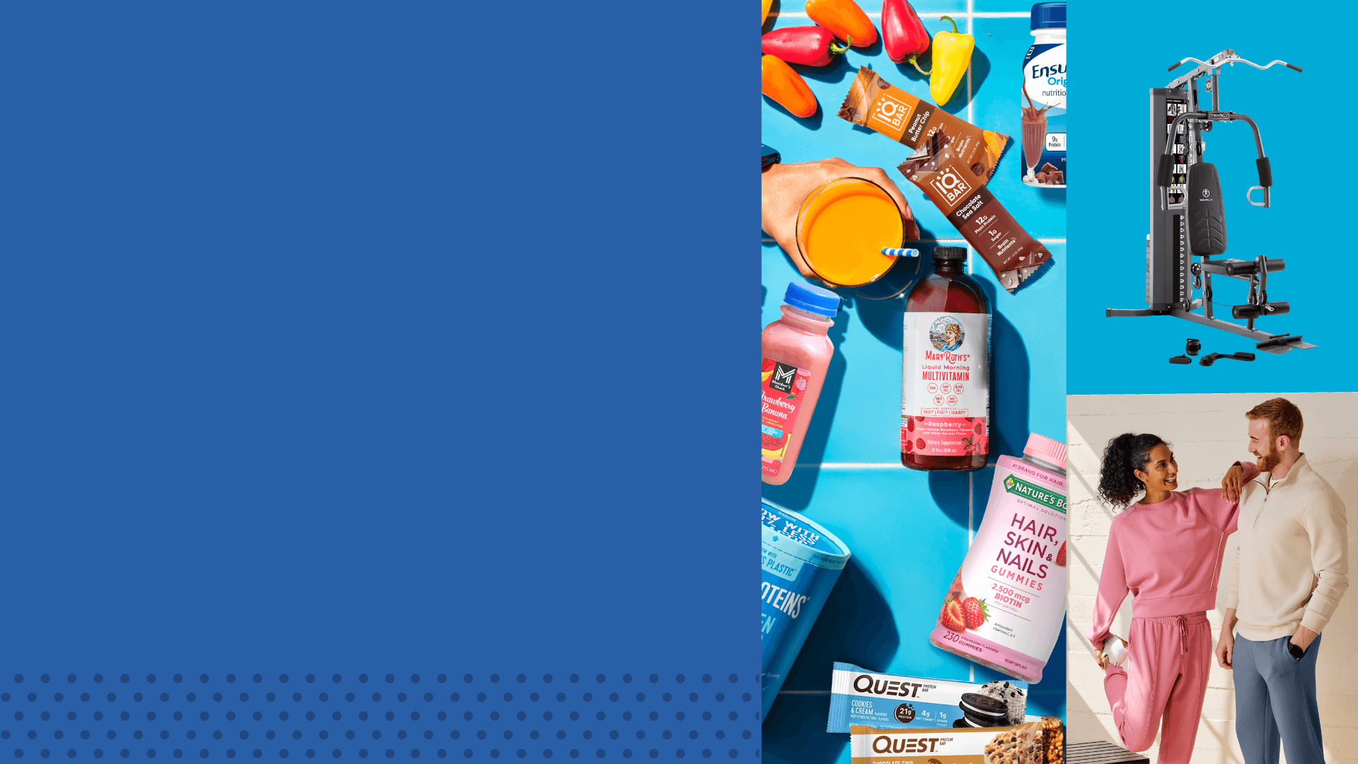 imagen de dos personas felices que disfrutan comprar en Sam's Club con su celular