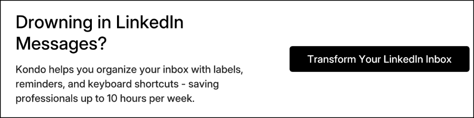 Drowning in LinkedIn Messages?