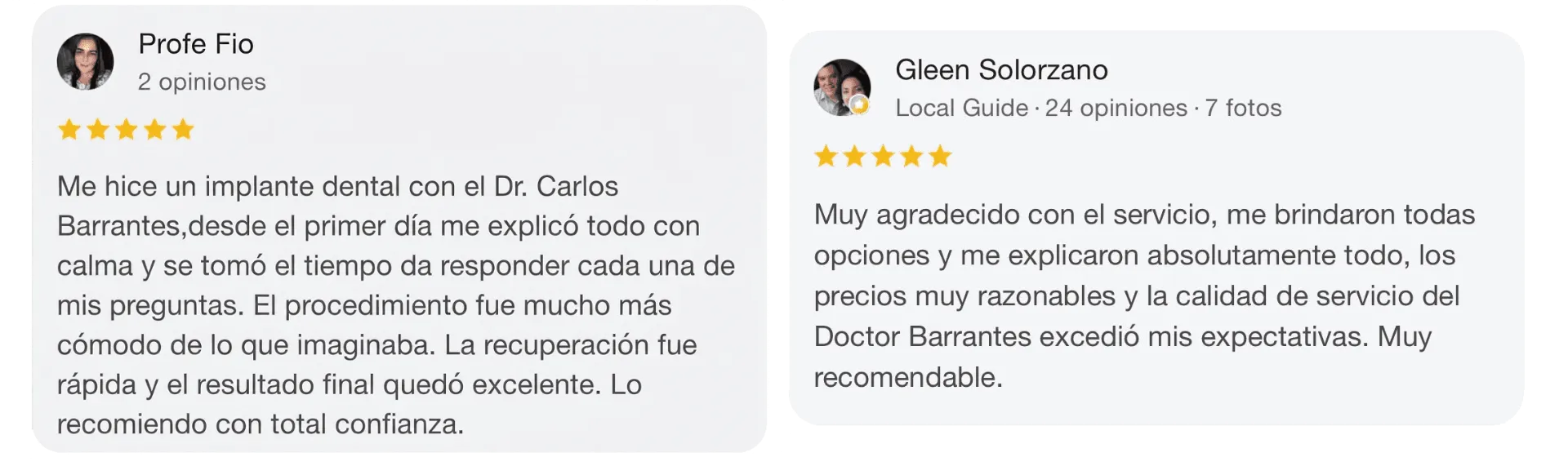 Opiniones verificadas de Google por usuarios reales de Distrito Dental