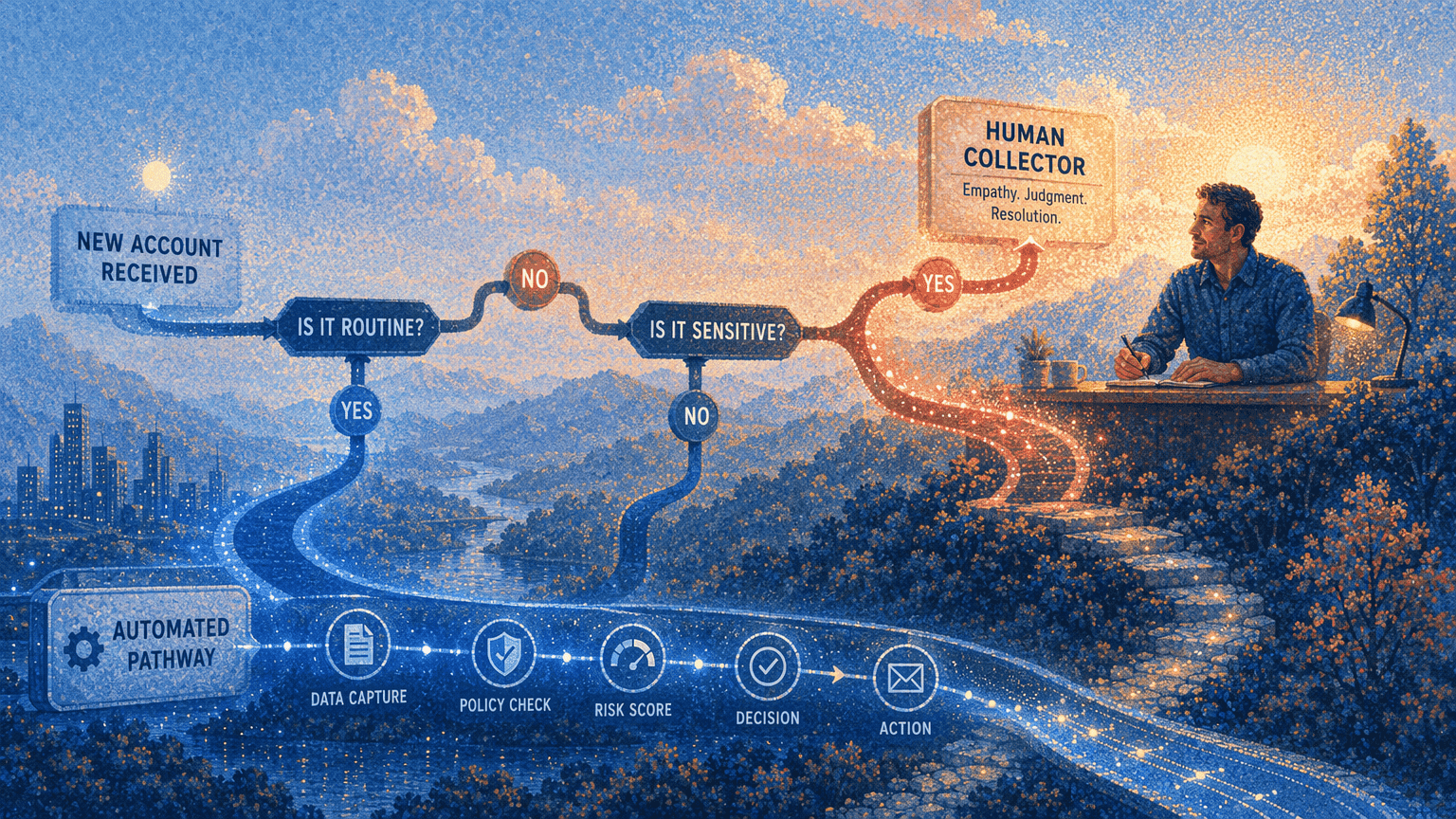 Illustration for 5. Controlled Automation That Preserves Human Judgment for Sensitive Cases