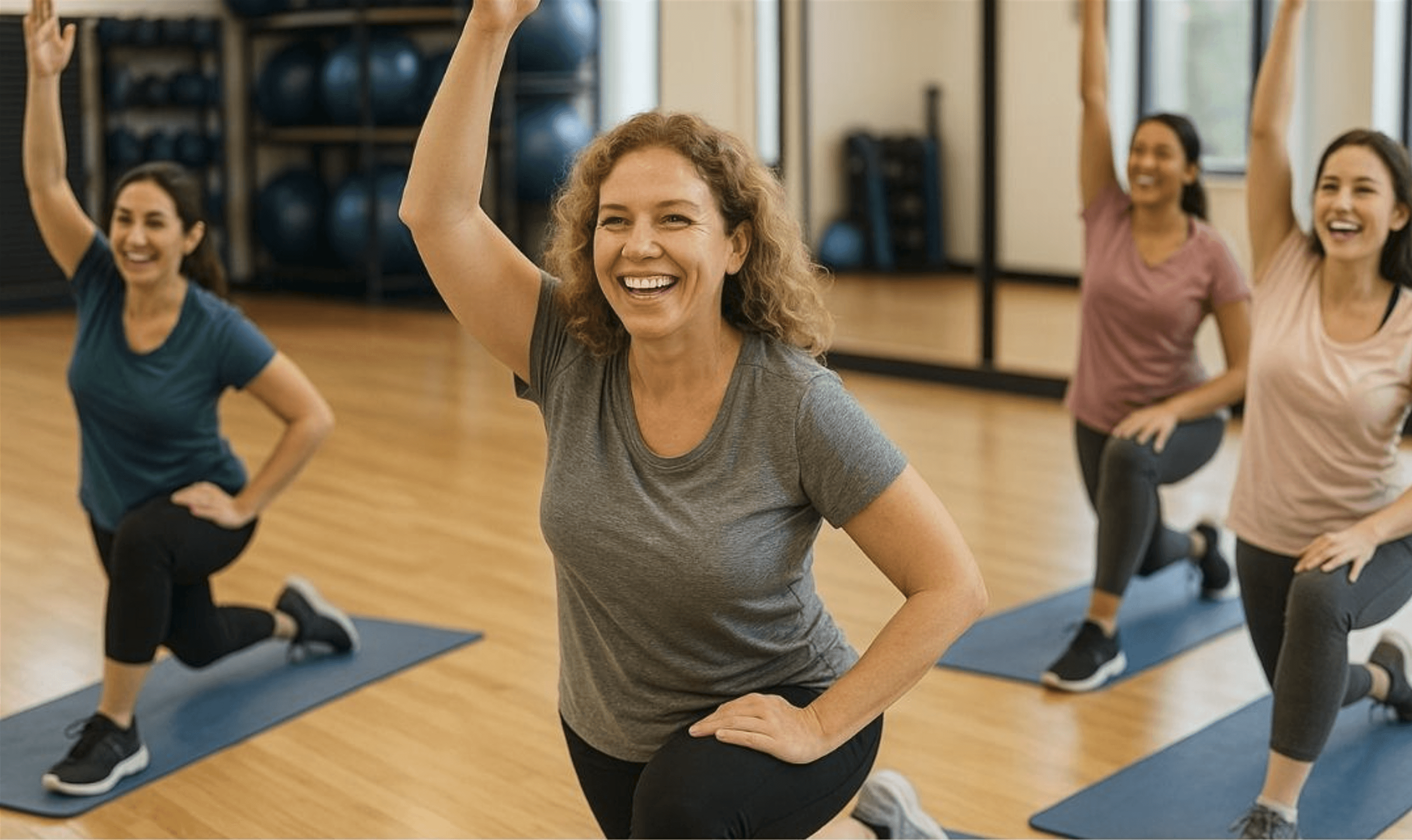 Medium shot man and woman with laptop