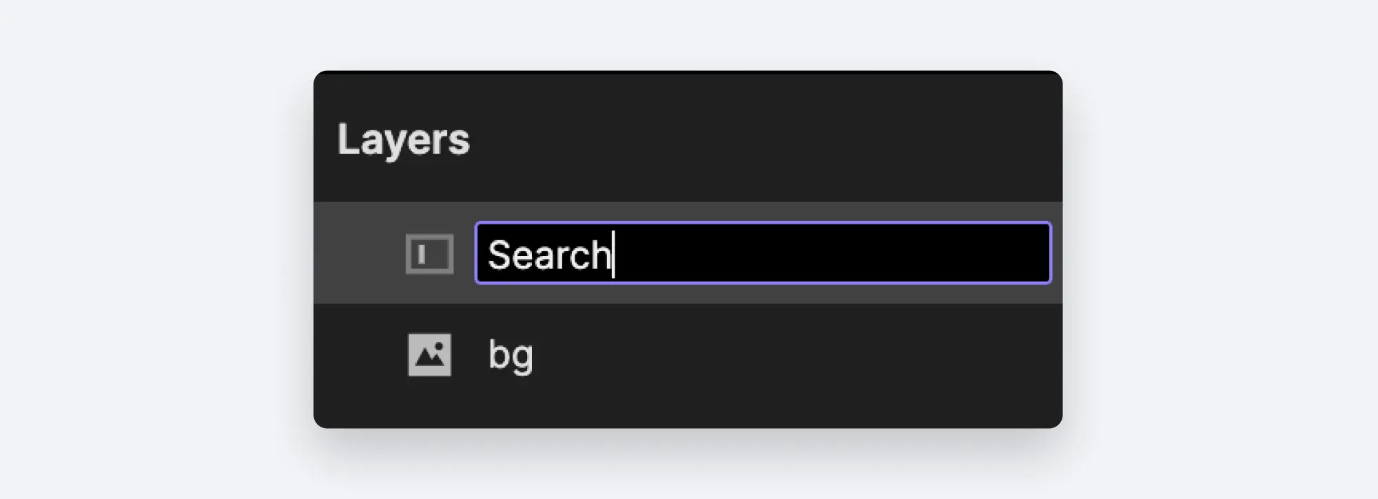 テキスト入力ボックス　Search